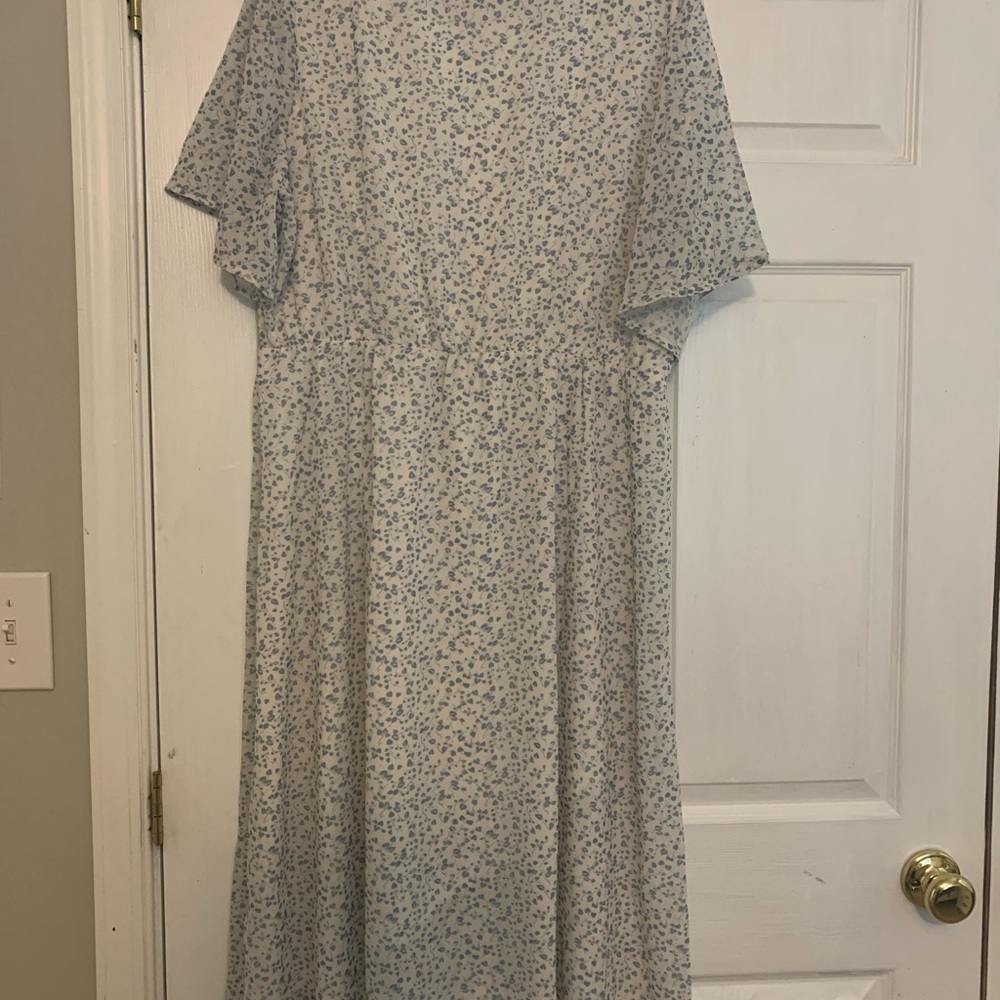 Piper & Scoot Midi Fauw Wrap Dress, Size XXL